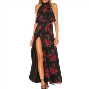 Lovers + Friends Golden Ray Maxi in Rose